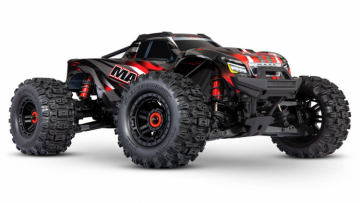 MAXX with WideMAXX 4x4 1/10 RTR TQi TSM Red in the group Brands / T / Traxxas / Models at Minicars Hobby Distribution AB (TRX89086-4-RED)