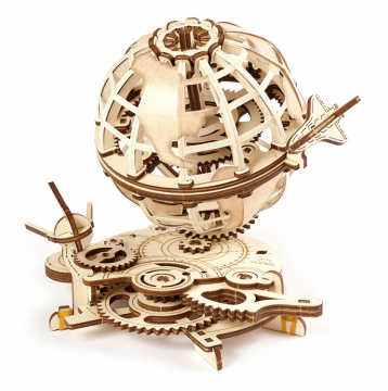 Ugears Globus in the group Build Hobby / Wood & Metal Models / Wooden Model Mechanical at Minicars Hobby Distribution AB (UG70128)