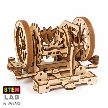 Ugears Differential STEM LAB in the group Build Hobby / Wood & Metal Models / Wooden Model Mechanical at Minicars Hobby Distribution AB (UG70132)