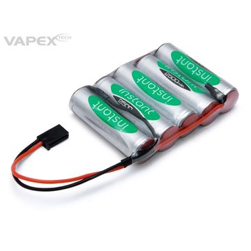 Receiver Battery NiMH 6,0V 2500mAh Flat in the group Brands / V/W / Vapex / Tx/Rx Batteries at Minicars Hobby Distribution AB (VP2500AAS5F2)