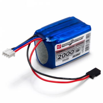 Receiver Battery Li-Fe 6.6V 2000mAh Cube in the group Accessories & Parts / Batteries & Accessories at Minicars Hobby Distribution AB (VP93589)