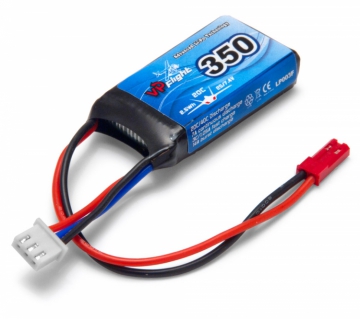 Li-Po Battery 2S 7,4V  350mAh 20C JST-RCY (BEC) in the group Accessories & Parts / Batteries & Accessories at Minicars Hobby Distribution AB (VPLP003F)