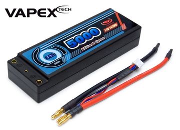 Li-Po Battery 2S 7,4V 5000mAh 30C Hard in der Gruppe Hersteller / V/W / Vapex / Li-Po Batteries bei Minicars Hobby Distribution AB (VPRD500)