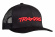 Trucker Hat Curved Bill Black (Red Logo)