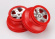 Wheels SCT Satin Chrome-Red (14mm) 2.2/3.0 (2)