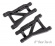 Suspension Arms Rear HD (0 Toe-In) Black (2) Drag Slash