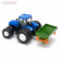 Tractor w. double wheels and fertilizer spreader RC RTR 1:24