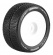 Tires & Wheels T-TURBO 1/8 Truggy Soft White 0-Offset (2)