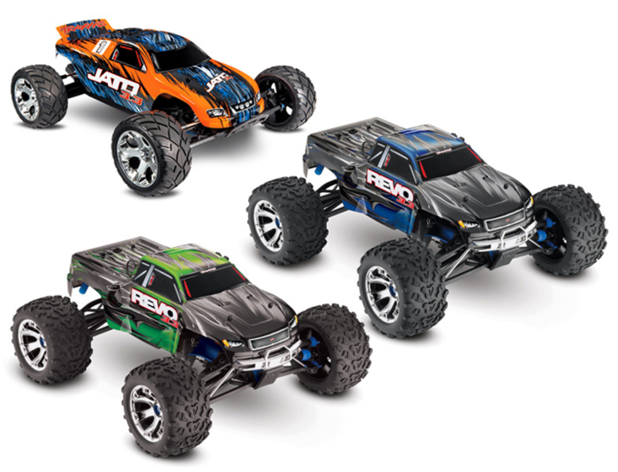 Three Nitro Trucks from Traxxas