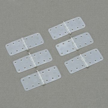 Small Nylon Hinge(6ps) in the group Brands / D / Du-Bro / Rudder horn & Hinges at Minicars Hobby Distribution AB (13118)