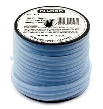 Silicone Tubing Blue 15m (2.4mm id) in the group Brands / D / Du-Bro / Fuel accessories at Minicars Hobby Distribution AB (13197)