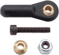 Heavy Duty Ball Link 3mm (2) in the group Brands / D / Du-Bro / Links & Push rods at Minicars Hobby Distribution AB (132321)