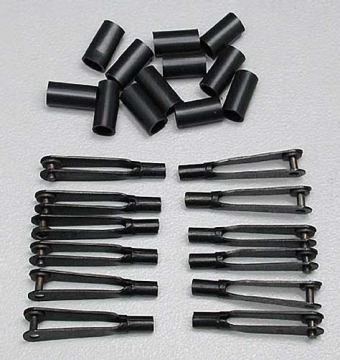 2-56 Spring Steel Kwick-Links in the group Brands / D / Du-Bro / Links & Push rods at Minicars Hobby Distribution AB (13600)