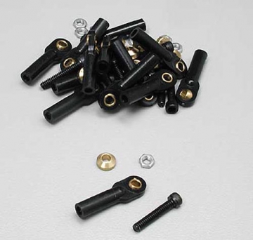 4-40 Swivel ball link for 4-40 rod (12) in the group Brands / D / Du-Bro / Other Accessories at Minicars Hobby Distribution AB (13861)