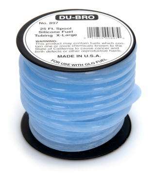 Silicone Tubing X-Large 7.6m spool (4mm id) in the group Brands / D / Du-Bro / Fuel accessories at Minicars Hobby Distribution AB (13897)