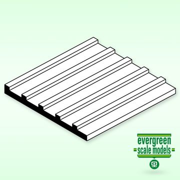Board sheet 1x150x300 3.2space in the group Brands / E / Evergreen / Roof, Tiles etc. at Minicars Hobby Distribution AB (154544)