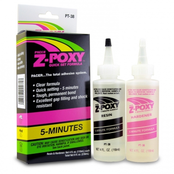 Z-Poxy 5-minute 236.5ml* DISCO in the group Brands / Z / ZAP / ZAP Glue at Minicars Hobby Distribution AB (40PT38)