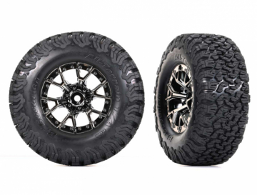 Tires & Wheels BFGoodrich All-Terrain T/A 2.2/3.0'' 2WD Front/4WD (2) in the group Brands / T / Traxxas / Tires & Wheels at Minicars Hobby Distribution AB (4210187-BLKCR)