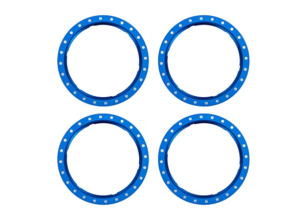 Beadlock Rings Alu Blå (Pro Scale Wheel Alu System) (4)