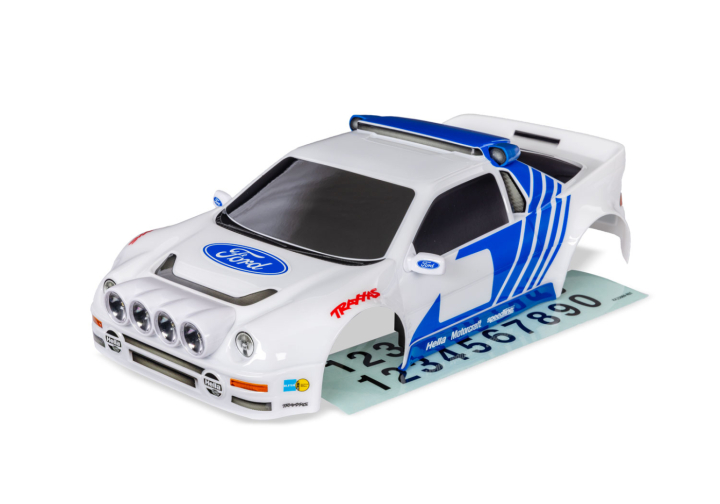 Body Mini Rally Ford RS200 White