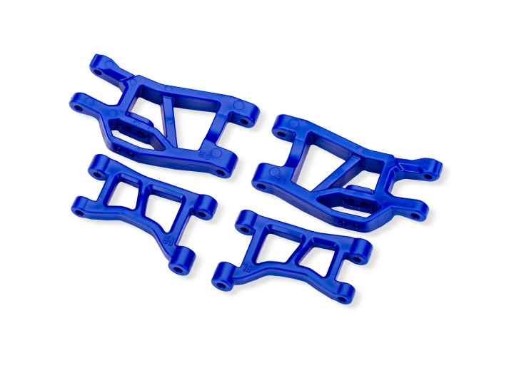 Suspension Arms Front Set Blue Mini Slash