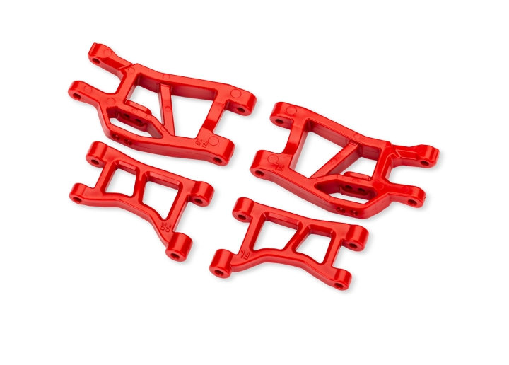 Suspension Arms Front Set Red Mini Slash