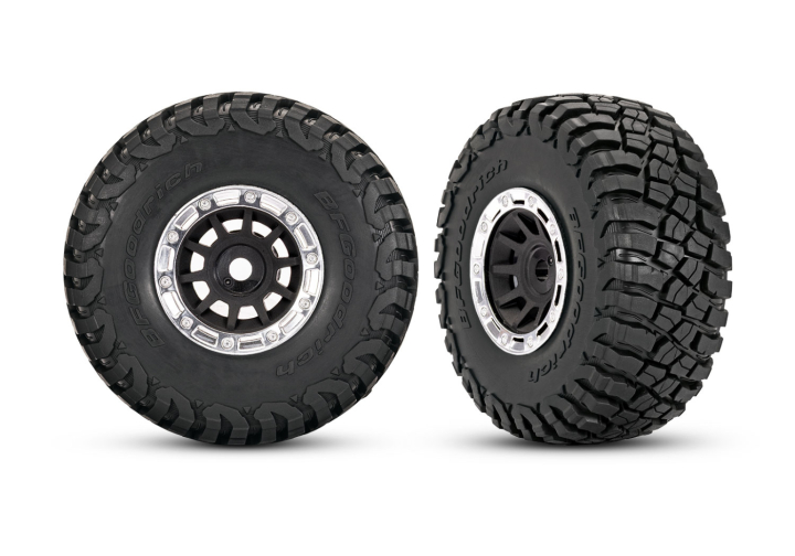 Tires & Wheels BFGoodrich Mud Terrain/ Mini Slash Chrom/Black (2)