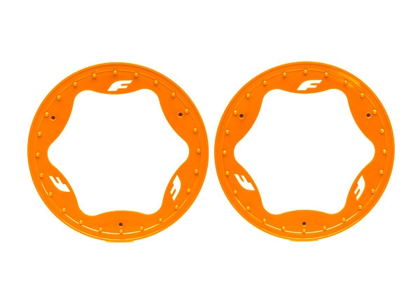 Beadlock Ringar Orange Pro Scale Sand Car Race 3.9