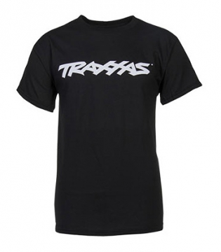 T-shirt Svart Traxxas-logga L i gruppen Fabrikat / T / Traxxas / Reklamartiklar hos Minicars Hobby Distribution AB (421363-L)