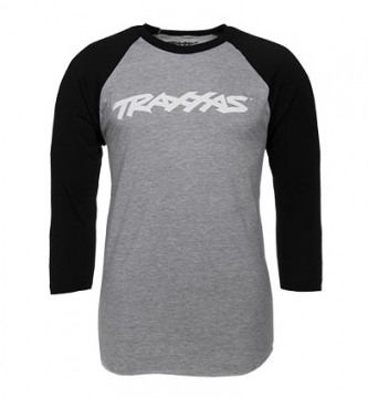 Shirt Raglan Traxxas-logo Grey/Black M (Premium Fit) in the group Other / Promotional Products at Minicars Hobby Distribution AB (421369-M)