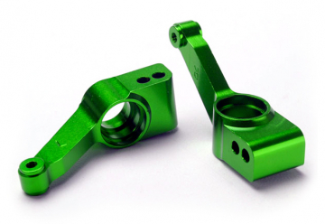 Carriers, Stub Axle Rear Aluminium Green (2) in the group Brands / T / Traxxas / Spare Parts at Minicars Hobby Distribution AB (421952G)