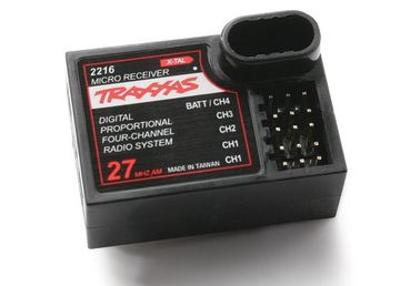 Mottagare 2216 Mikro 4-kanals 27Mhz*