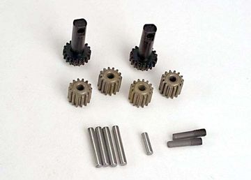 Gears & Axles (Hardened) for Diff (Set) in the group Brands / T / Traxxas / Spare Parts at Minicars Hobby Distribution AB (422382)