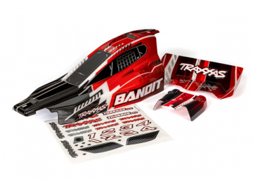 Body Bandit Black & Red Painted in the group Brands / T / Traxxas / Bodies & Accessories at Minicars Hobby Distribution AB (422450)