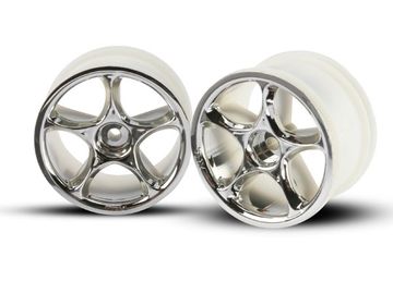 Wheels Tracer Chrome 2.2 Rear (2) in the group Brands / T / Traxxas / Tires & Wheels at Minicars Hobby Distribution AB (422472)