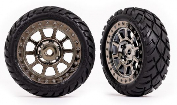 Tires & Wheels Anaconda / Black Chrome 2.2 2WD Front (2) in the group Brands / T / Traxxas / Tires & Wheels at Minicars Hobby Distribution AB (422479T)
