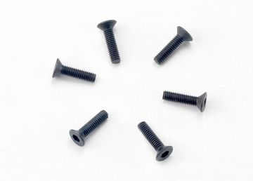 Screws M2.5x10mm Countersunk Hex Socket (6) in the group Brands / T / Traxxas / Hardware at Minicars Hobby Distribution AB (422523)