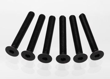 Screws M4x30mm Countersunk Hex Socket (6) in the group Brands / T / Traxxas / Hardware at Minicars Hobby Distribution AB (422533)