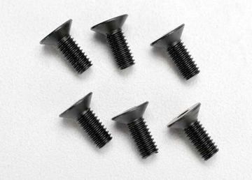 Screws M4x10mm Countersunk Hex Socket (6) in the group Brands / T / Traxxas / Hardware at Minicars Hobby Distribution AB (422535)