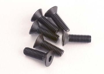 Screws M3x10mm Countersunk Hex Socket (6) in the group Brands / T / Traxxas / Hardware at Minicars Hobby Distribution AB (422551)