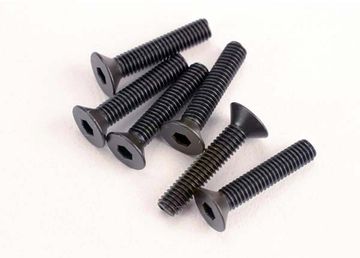Screws M3x15mm Countersunk Hex Socket (6) in the group Brands / T / Traxxas / Hardware at Minicars Hobby Distribution AB (422553)