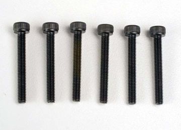 Screws M3x23mm Cap-head Hex Socket (6) in the group Brands / T / Traxxas / Hardware at Minicars Hobby Distribution AB (422556)