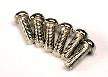 Screws M2.6x8mm Roundhead (6) in the group Brands / T / Traxxas / Hardware at Minicars Hobby Distribution AB (422562)