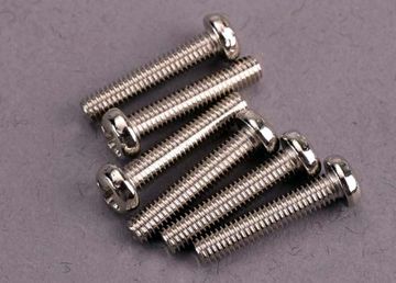 Screws M3x15mm Roundhead (6) in the group Brands / T / Traxxas / Hardware at Minicars Hobby Distribution AB (422563)