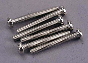 Screws M3x23mm Roundhead (6) in the group Brands / T / Traxxas / Hardware at Minicars Hobby Distribution AB (422567)