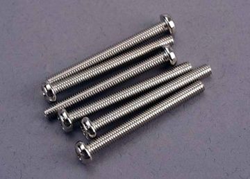 Screws M3x30mm Roundhead (6) in the group Brands / T / Traxxas / Hardware at Minicars Hobby Distribution AB (422572)