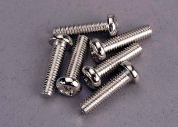 Screws M4x15mm Roundhead (6) in the group Brands / T / Traxxas / Hardware at Minicars Hobby Distribution AB (422573)