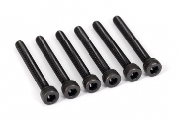 Screws M3x25 Cap-head Hex Socket (6) in the group Brands / T / Traxxas / Hardware at Minicars Hobby Distribution AB (422581X)