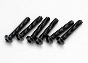 Screws M3x18 Button-head Hex Socket (6) in the group Brands / T / Traxxas / Hardware at Minicars Hobby Distribution AB (422583)