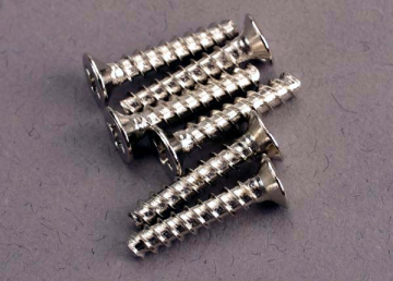 Screws 3x15mm Self-tapping Countersunk (6) in the group Brands / T / Traxxas / Hardware at Minicars Hobby Distribution AB (422649)
